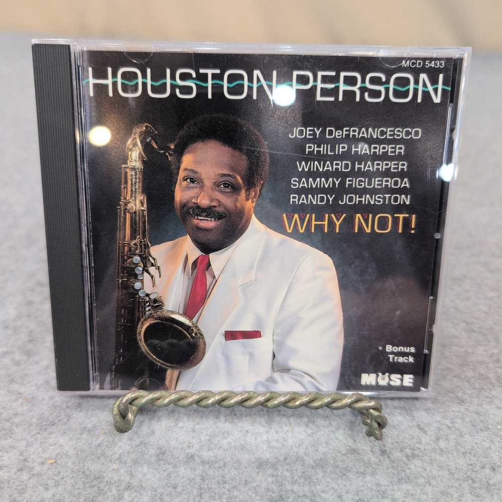 Houston Person Why Not! CD Muse Records MCD 5433 Jazz Joey DeFrancesco 1991 - Picture 1 of 2